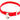 Martin halsband kat elastisch nylon rood