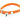 Martin halsband kat elastisch nylon oranje