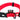 Martin halsband verstelbaar nylon rood