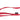 Martin hondenriem basic nylon rood