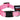 Kattenhalsband nylon uni roze
