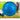 Jolly soccer ball blauw
