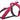 Trixie hondentuig premium trekking fuchsia / grijs