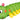 Trixie rups latex / polyestervlies groen