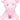 Trixie be eco varkentje edison pluche gerecycled roze