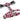 Morso hondentuig h-tuig gerecycled skyline rood / roze