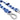 Morso honden autogordel gerecycled splash blauw