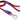 Morso hondenriem regular rope gerecycled red velvet rood