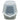 Trixie kattenbak vico open top met kap lichtgrijs / wit