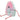 Trixie monster pluche met catnip roze