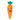 Fuzzyard winky carrot pluche
