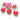 The barking bakery i woof you valentine mini iced woofins trio assorti