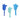 Battersea tune chaser muizen blauw / groen