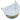 Happy pet voerbak half rond wit