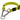 Rogz for dogs fanbelt halfslip halsband geel